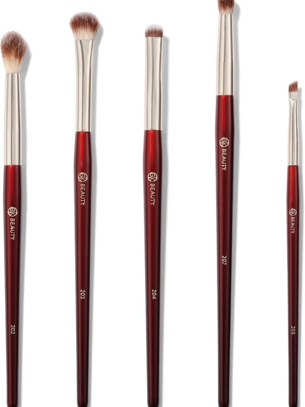 5-Piece Eyeshadow Brush Set for Hooded & Smaller Eyes | Blending, Smudging